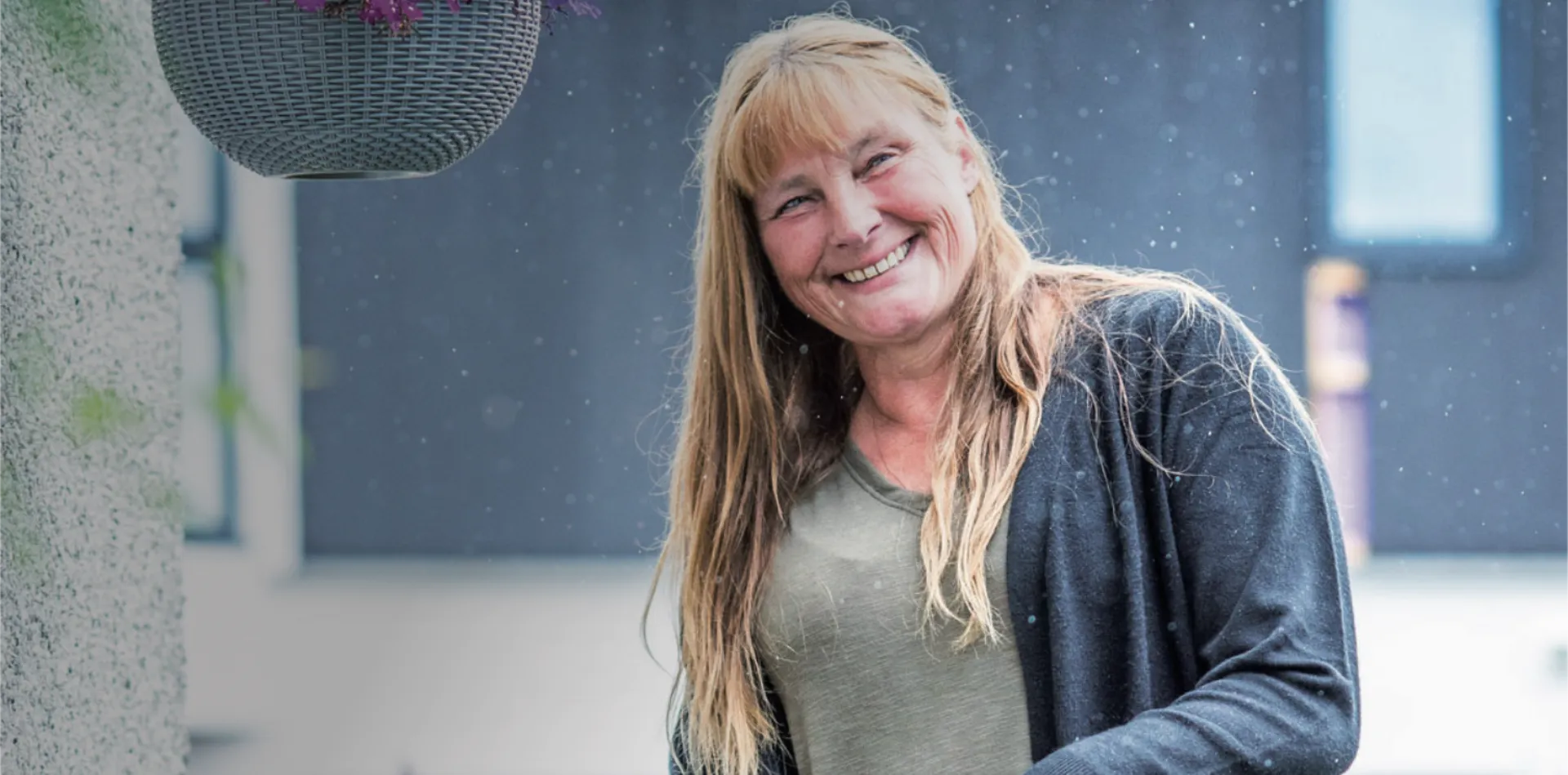 Smiling woman
