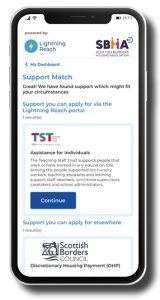 Lightning Reach - financial assistance in one place - Scottish Borders ...
